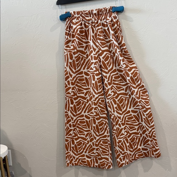 Final Touch Dresses & Skirts - Böhme Final Touch Printed Wide Leg Pants Elastic Waist Size Small
